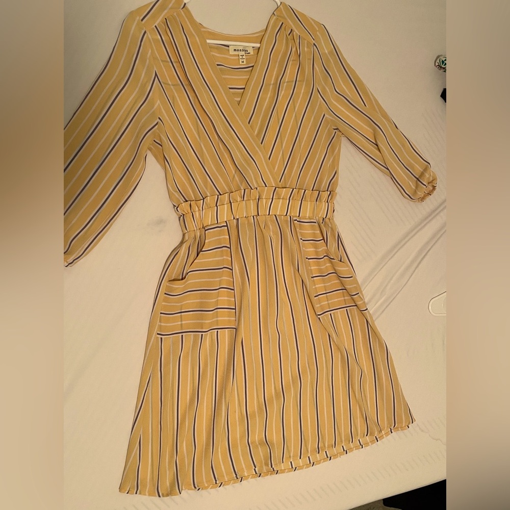 Monteau Yellow/Blue Nautical Dress